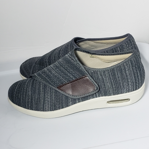 Youyun Diabetic Shoes for Elderly Unisex Women's 9.5 Men's 8.5 Walking Shoe - Picture 3 of 9